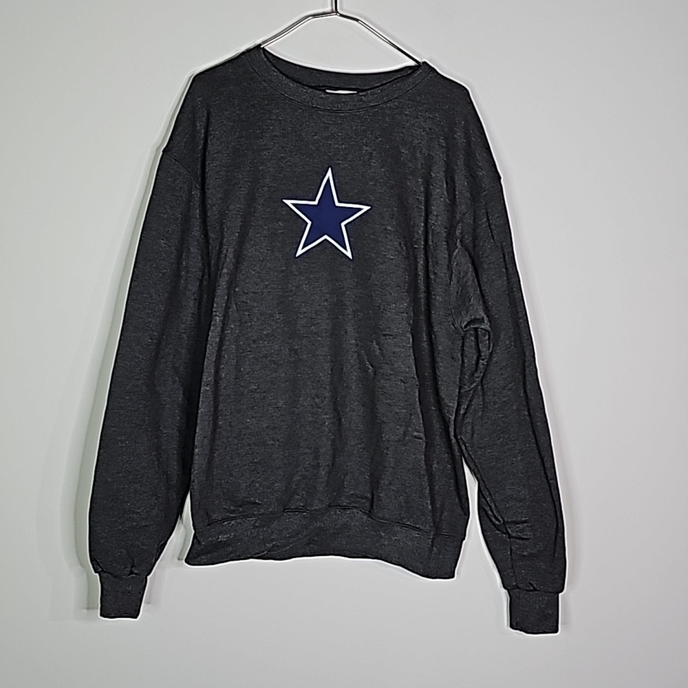 Champion medium gray long sleeve sweater